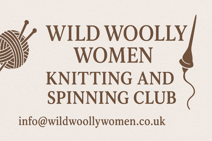 Wild Woolly Women Knitting and Spinning Club Banner
